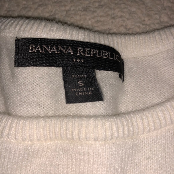 Banana Republic Crop/Midi Soft Tri-Color Sweater - Picture 3 of 3